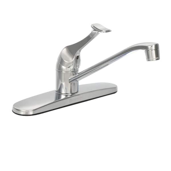 Glacier Bay Single-Handle Standard Kitchen Faucet in Polished Chrome
