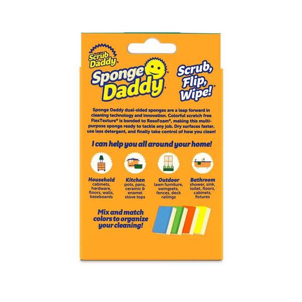 Scrub Daddy Sponge Daddy Dual Sided Sponge (4-Pack) SPMVP - The
