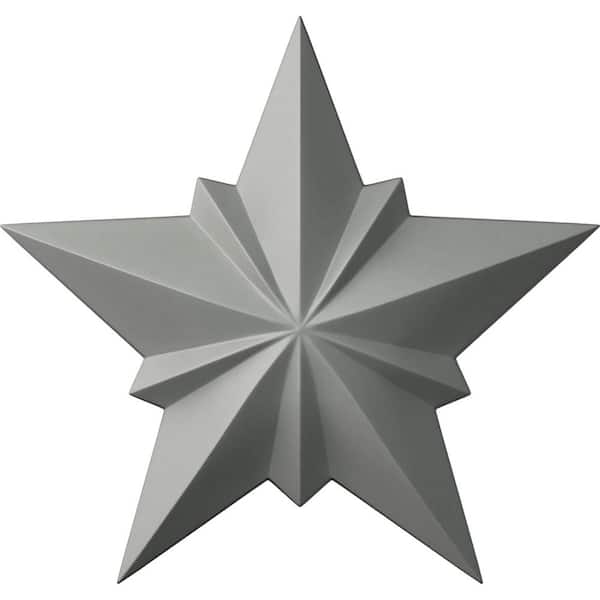 8-1/4 in. x 8-1/4 in. x 1 in. Polyurethane Star Onlay