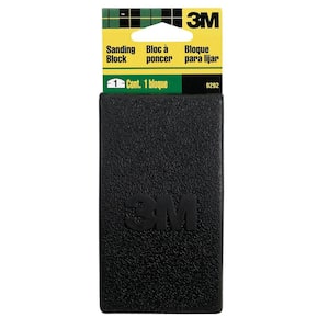 3M Pro Grade Precision 4-1/2 in. x 2-1/2 in. x 1 in. 220-Grit X-Fine Dust  Channeling Sanding Sponge 2504PGP-220-UF - The Home Depot