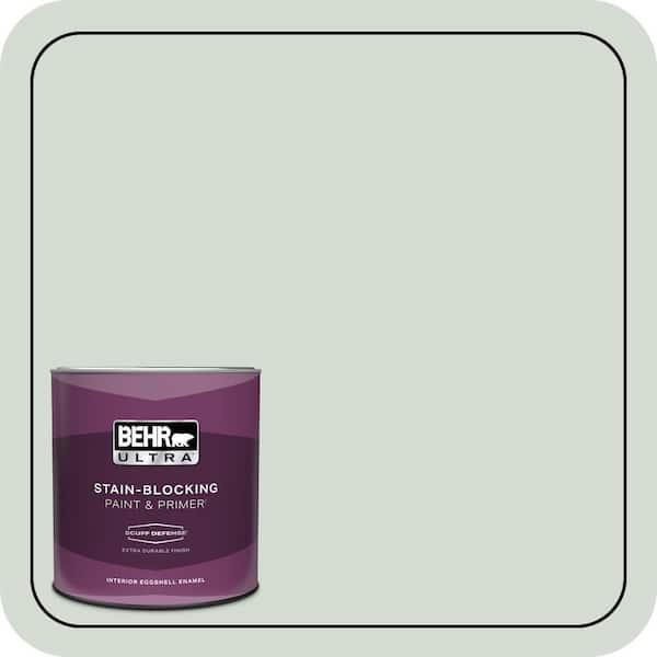 BEHR ULTRA 1 qt. #N400-1 Mountain Morn Extra Durable Eggshell Enamel Interior Paint & Primer
