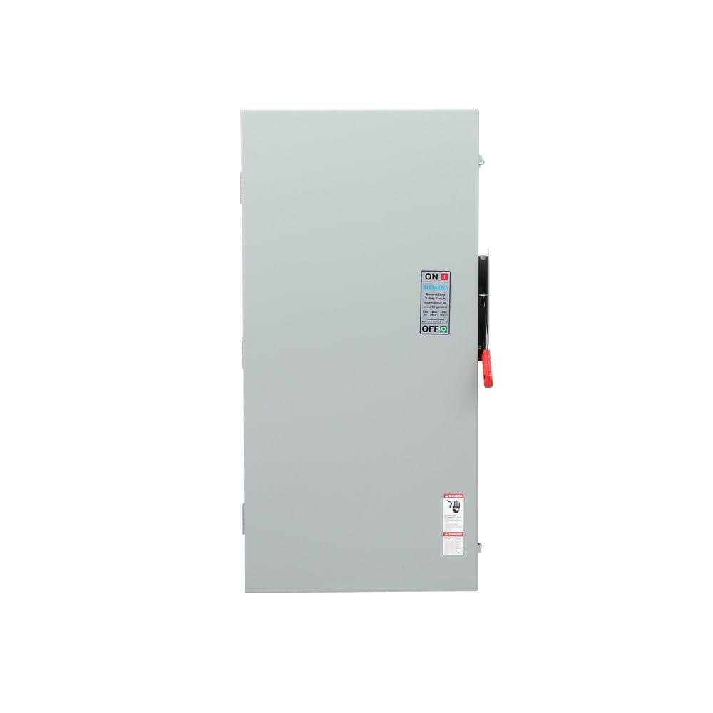 General Duty 400 Amp 240-Volt Double Pole Indoor Fusible Safety Switch price history on PriceWatchPro