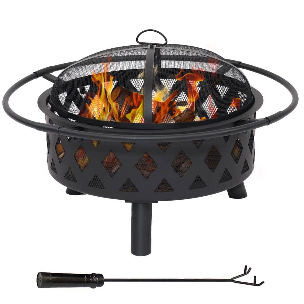black-sunnydaze-wood-burning-