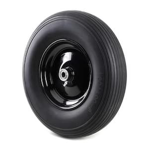 16 in. Replacement Flat Free Universal Wheelbarrow Tire