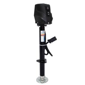 Carpartsinnovate 12V Electric Tongue Jack – 3500 Lbs Lift – Camper RV Trailer – Adjustable, DOT/SAE