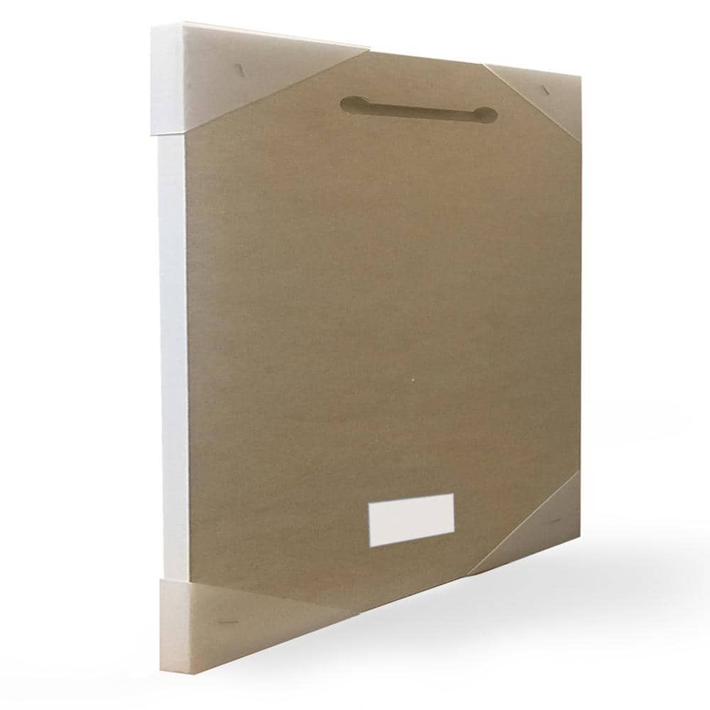 Sage Green Eucalyptus in White Vase 12" x 12" MDF Wall Art