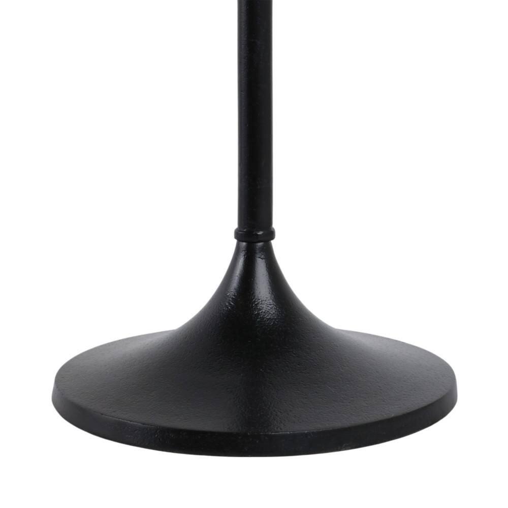 10 in. Green Round Marble Top End Table with Metal Base - thumbnail 8