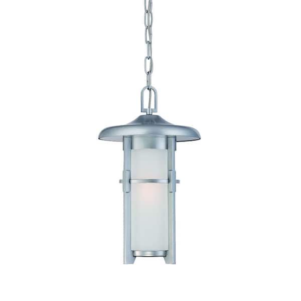 Acclaim Lighting Luma Collection Brushed Silver Outdoor Hanging Light Fixture