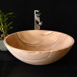 Above Counter Vessel Sink in Brown
