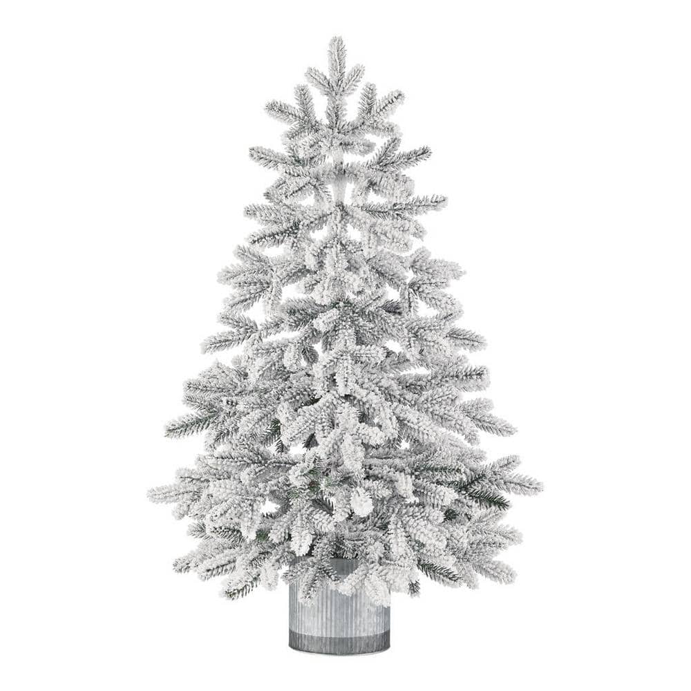 Reviews for Home Accents Holiday 2.5 ft Flocked Fern Tabletop Christmas