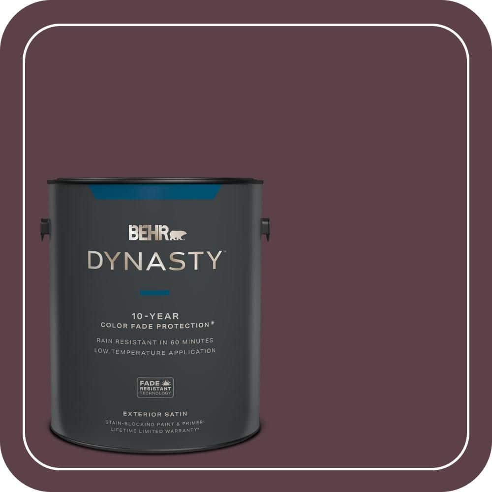 1 gal. #QE-63 Napa Wine Satin Enamel Exterior Stain-Blocking Paint & Primer price history on PriceWatchPro