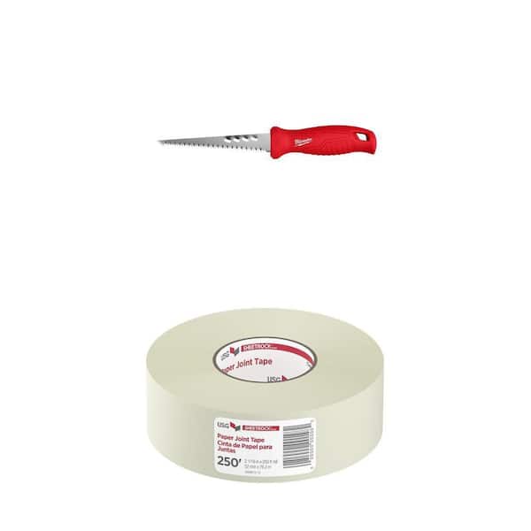 Rasping Jab Saw with 6 in. Drywall Blade and 2-1/16 in. x 250 ft. Paper Drywall Joint Tape