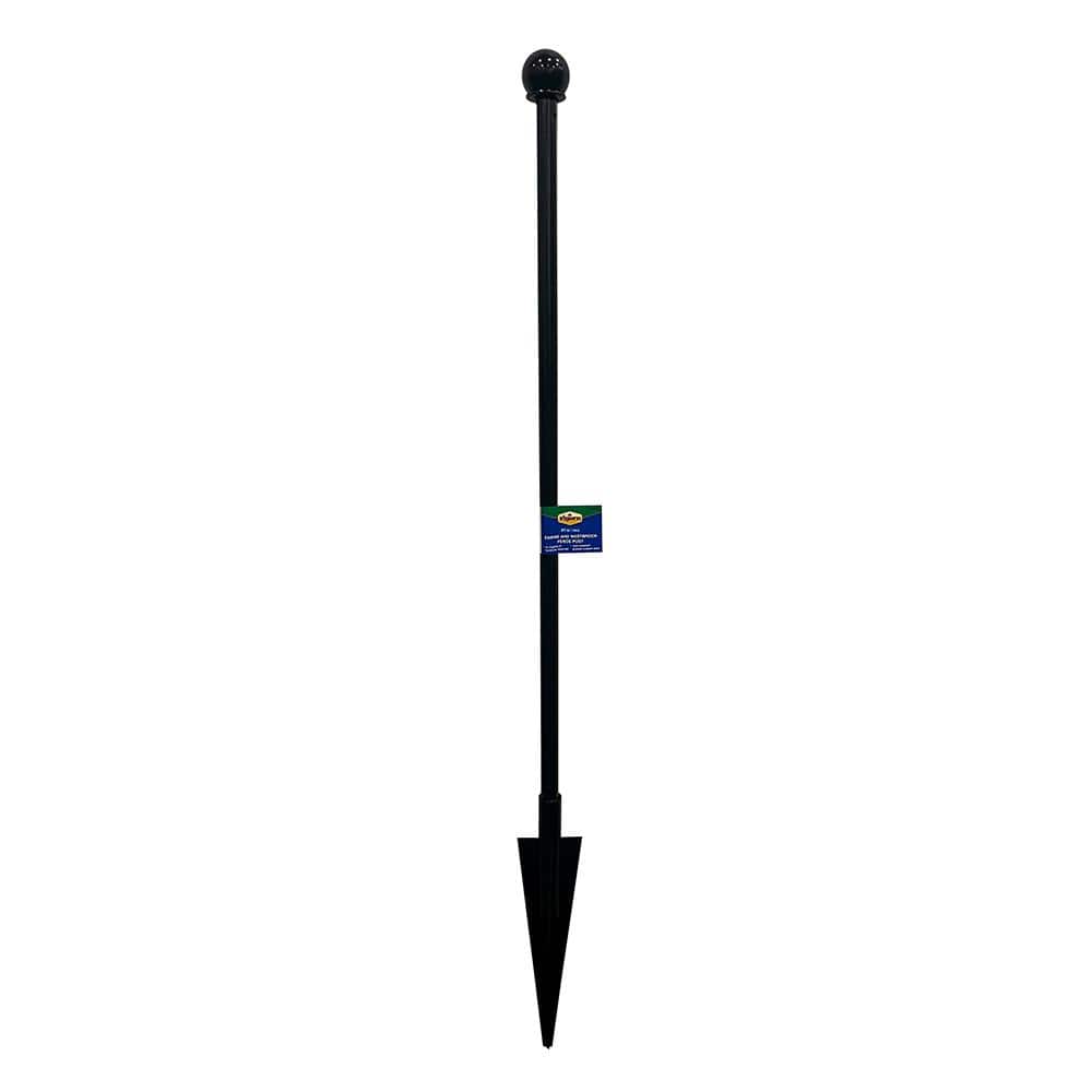 Empire/Westbrook 3 in. x 2.3 in. W x 3.4 ft. H Black Steel Fence Post price history on PriceWatchPro