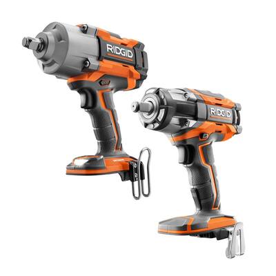 18V Brushless Cordless 2-Tool Combo Kit w/ 1/2 in. High Torque 6-Mode Impact Wrench & 1/2 in. Impact Wrench (Tools Only)