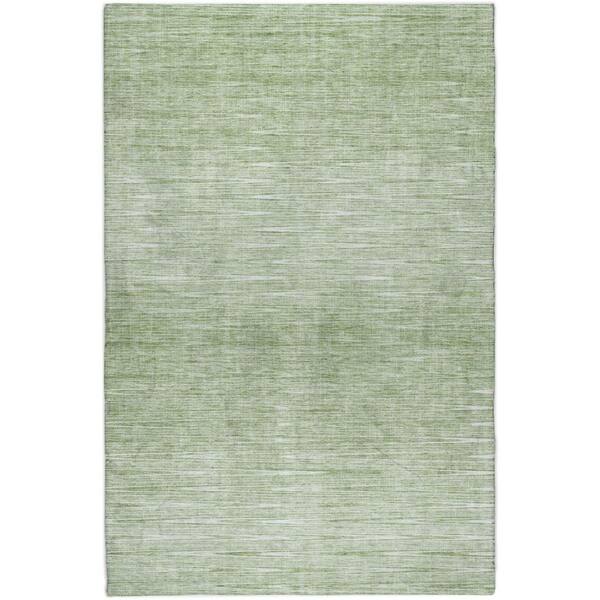 Dream Shag Premium Machine Washable Abstract ADS800 Aloe 10 ft. x 14 ft. Area Rug