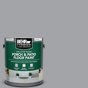 1 gal. #N530-4 Power Gray Low-Lustre Enamel Interior/Exterior Porch and Patio Floor Paint