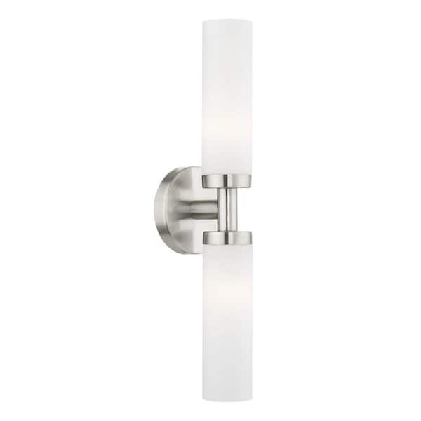 Aspen 2 Light Brushed Nickel ADA Bath Vanity