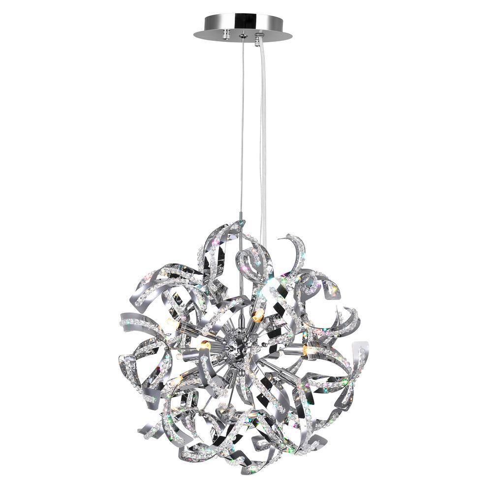 Swivel 18 Light Chandelier With Chrome Finish price history on PriceWatchPro