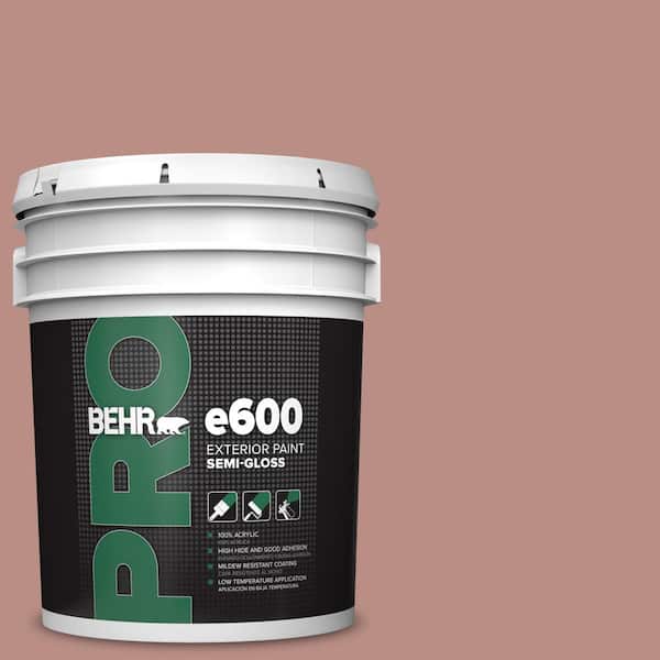Reviews for BEHR PRO 5 gal. 170F5 Brick Dust SemiGloss Exterior