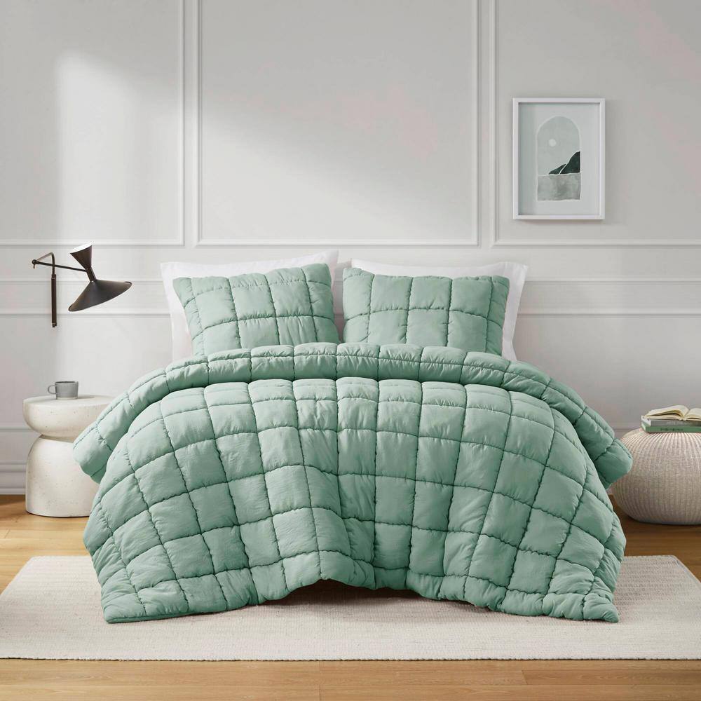 Sage Full Down Alternative Microfiber Comforter Set