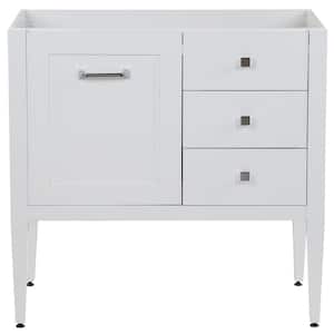 Hensley 36 in. W x 22 in. D Bath Vanity Cabinet Only in White