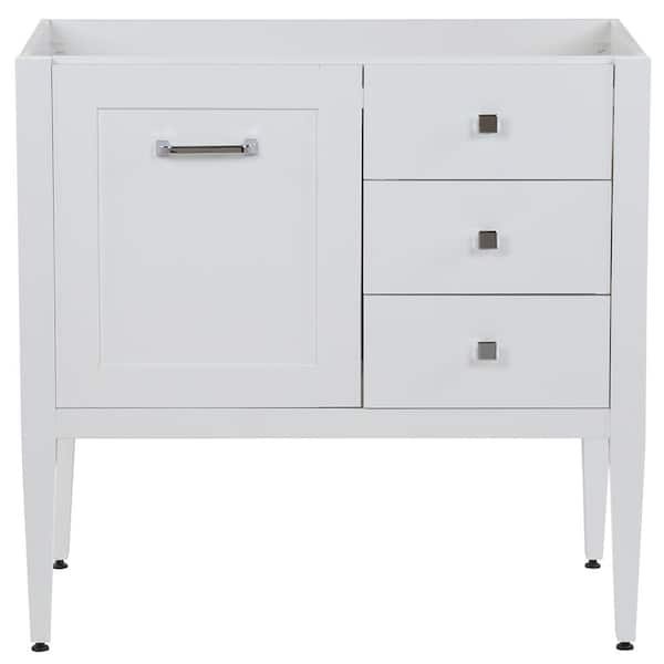 MOEN Hensley 36 in. W x 22 in. D x 34 in. H Bath Vanity Cabinet without Top in White
