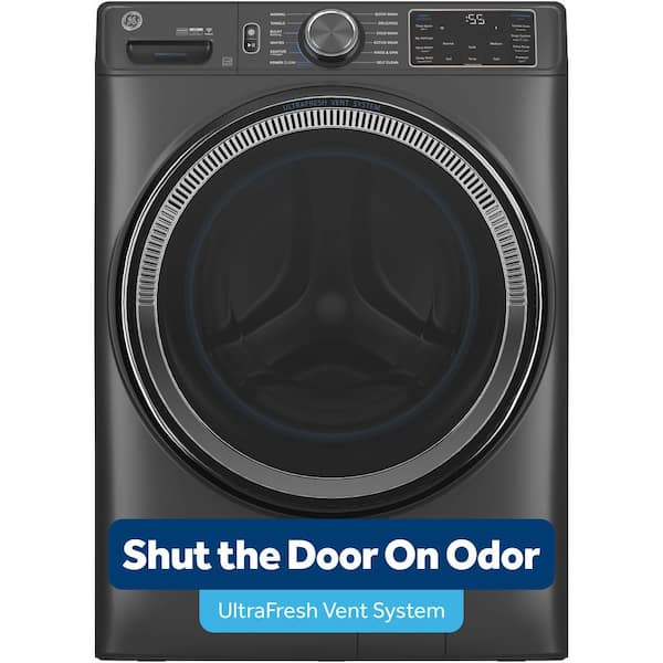 5.0 cu.ft. Smart Front Load Washer in Carbon Graphite with Steam, UltraFresh Vent System, and Microban Technology