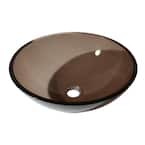 Home Decorators Collection Fuji Half Moon Vanity Sink in Brown Old ...