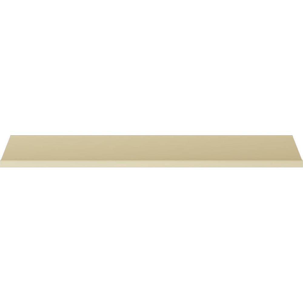 Primed White Polyurethane Geometric Crown Moulding Sample