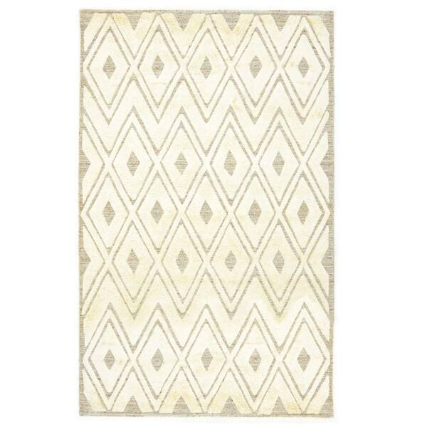 Solo Rugs Fulton Bohemian Beige 9 ft. x 12 ft. Handmade Area Rug S3400