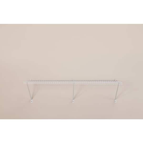 ClosetMaid 48 in. W x 16 in. D Steel White All-Purpose Shelf Kit