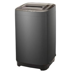 Moray 1.6 cu. ft. High Efficiency Compact Fully Automatic Top Load Washer with 8 Water Levels/10 Programs in Grey
