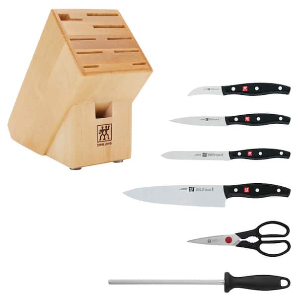 ZWILLING Twin Signature Stainless Steel 7-Piece Knife Block Set