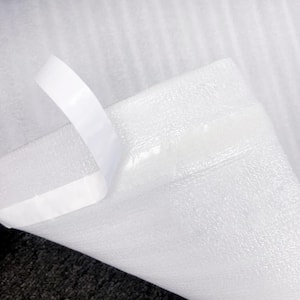 Laminate Flooring White Foam Underlayment 2 mm Thick x 3.3 ft. W x 91.44 ft. L (300 sq. ft. / Roll)