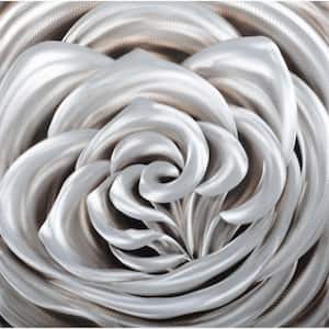 Metal Wall Art The Silver Rose