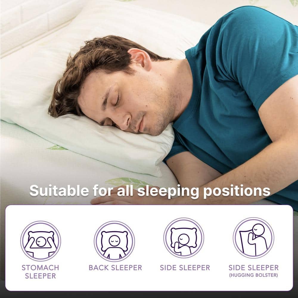 NapQueen 10" King Green Tea Memory Foam Mattress