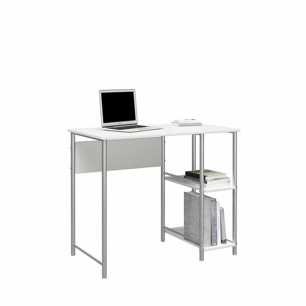 White Student Computer Desk, Metal Student Computer Desk