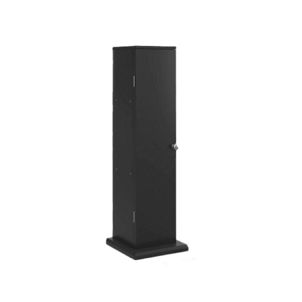 7.8 in. W x 7.8 in. D x 25.5 in. H Black Freestanding Slim Bathroom Toilet Paper Linen Cabinet price history on PriceWatchPro