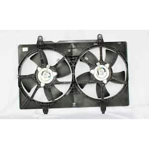 Dual Radiator and Condenser Fan Assembly 2004-2009 Nissan Quest
