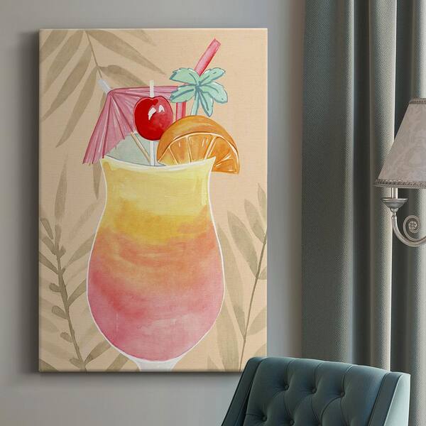 Wexford Home Tropical Cocktail IV By Wexford Homes Unframed Giclee Home Art  Print 48 in. x 32 in. WC22-2757023-R - The Home Depot