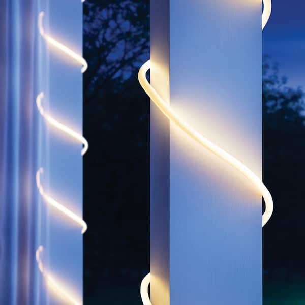 Luminar Outdoor 18 ft. LED Linkable Rope Light, Warm White, Facebook  Marketplace