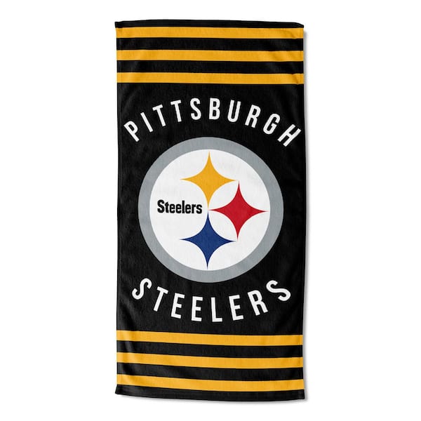 THE NORTHWEST GROUP Steelers Stripes Multi Colored Beach Towel
