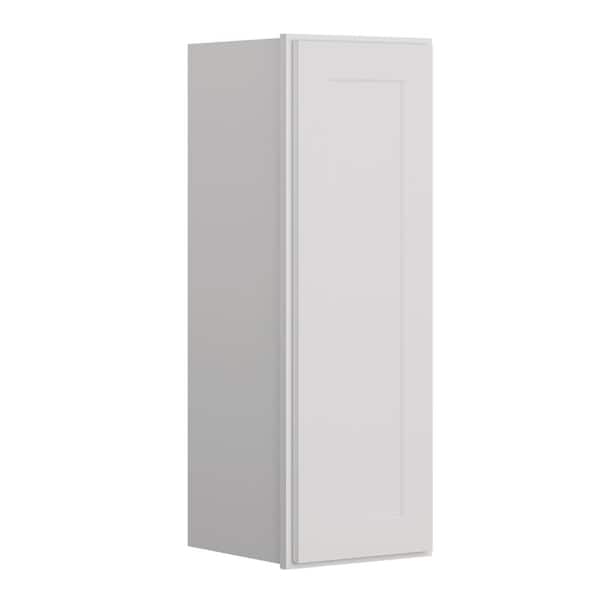 HOMEIBRO 12-in W X 12-in D X 36-in H in Shaker Dove Plywood Ready to Assemble Wall Kitchen Cabinet