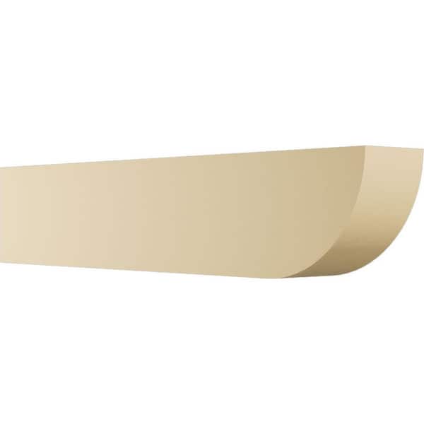 Ekena Millwork Standard Durham 4 in. W x 6 in. H x 30 in. D Signature Urethane Rafter Tail Outlooker
