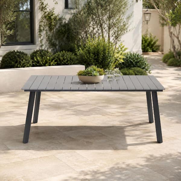 home depot patio table for umbrella PHI VILLA 7pc Dining Set with Umbrella, Swivel Wicker Chairs Perfect for having dinner or party with your closest family and friends plus yourself. Solar Led Home Depot Outdoor