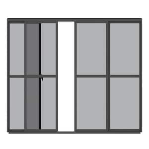 111 Charcoal 10 ft. PC Gazebo Accessory Sliding Door