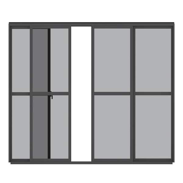MIRADOR 111 Charcoal 10 ft. PC Gazebo Accessory Sliding Door