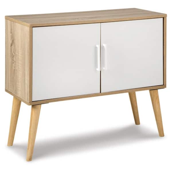 Signature Design By Ashley Orinfield Brown 28 in. Accent Cabinet with 1 Shelf
