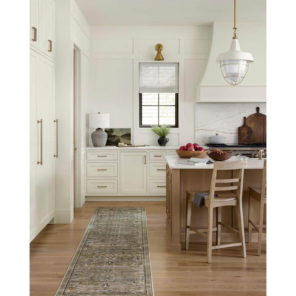 Layla Antique Moss Rectangular 9' x 12' Synthetic Area Rug