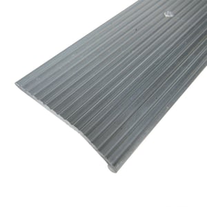 Silver 1-3/8 in. x 72 in. Carpet Trim Transition Strip